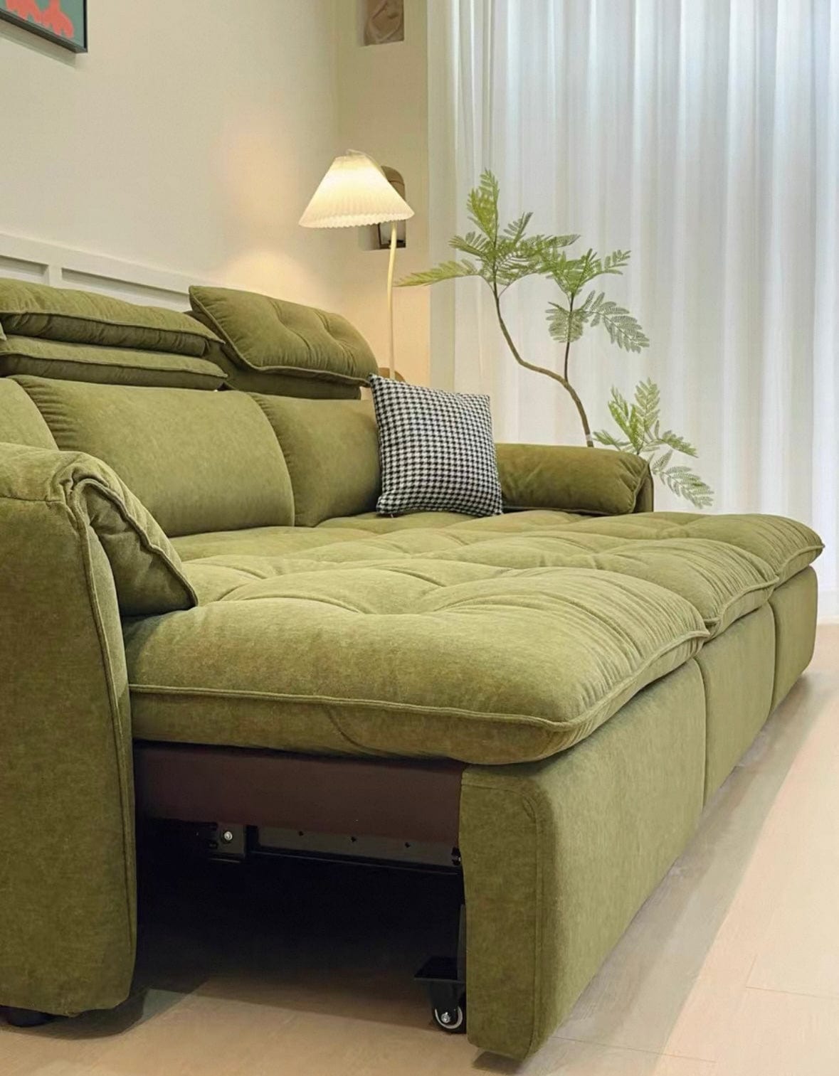Greken Scratch Resistant Electric Extendable Sofa Bed