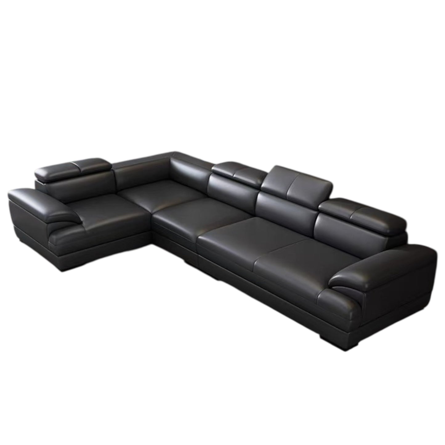 Elias Sectional Genuine Leather Sofa