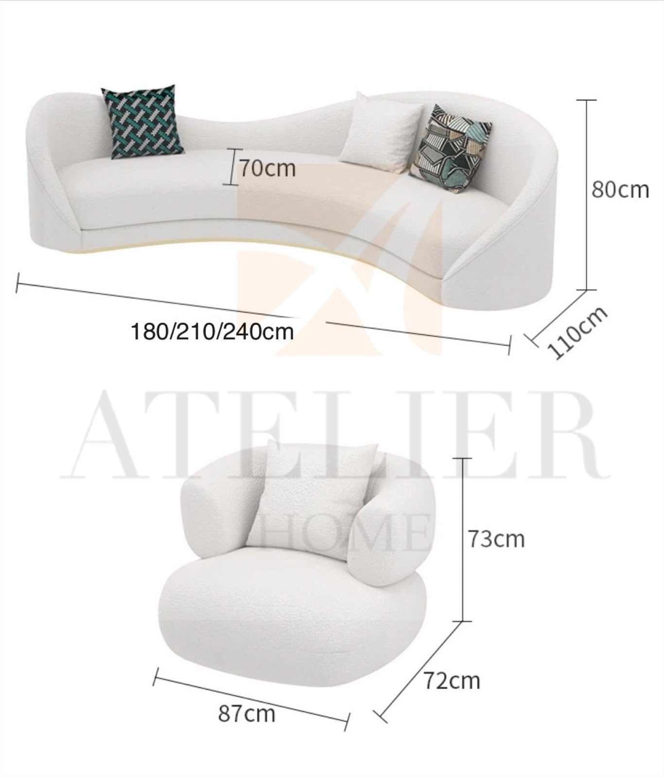 Mel Curve Sofa