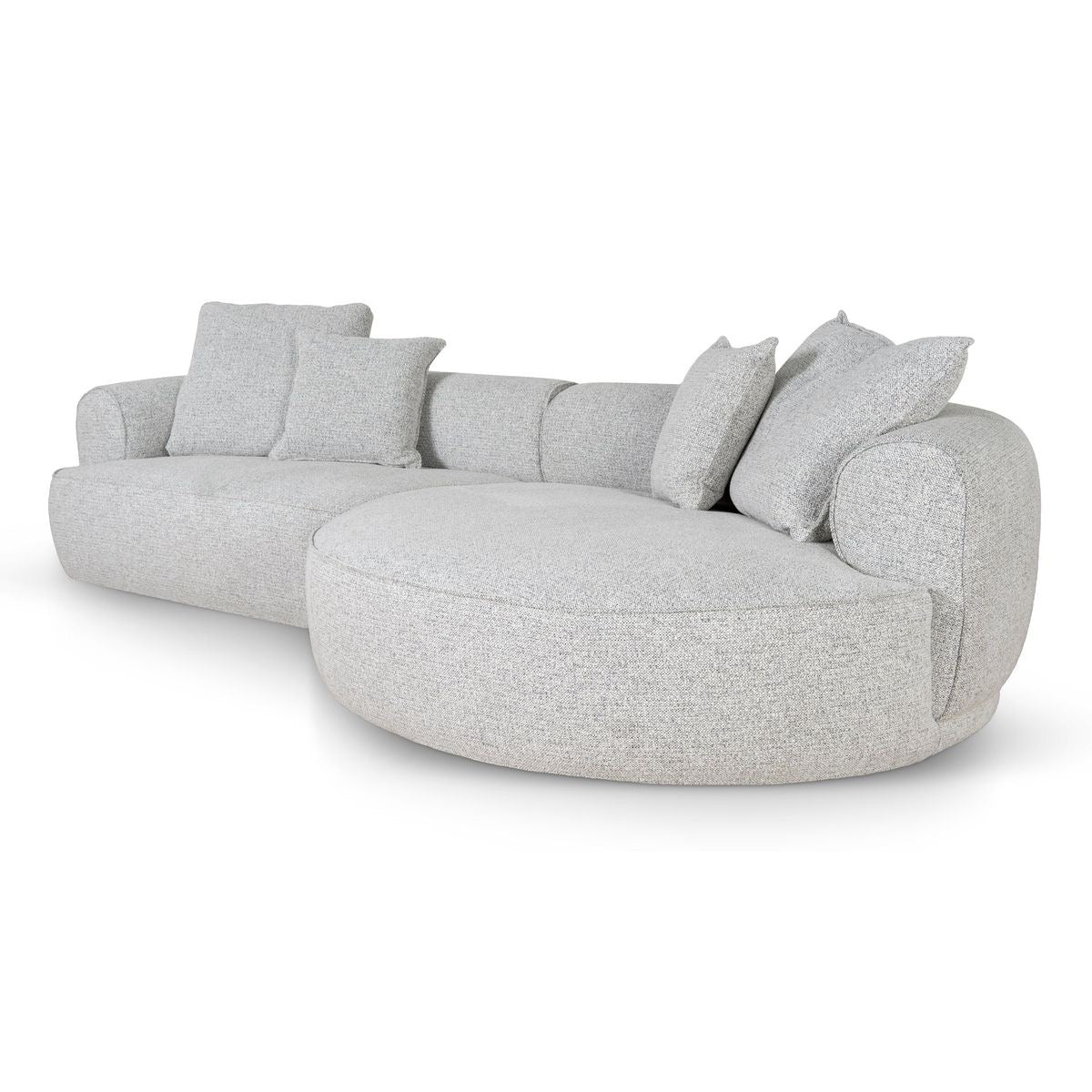 Reikson Sectional Round Chaise Sofa