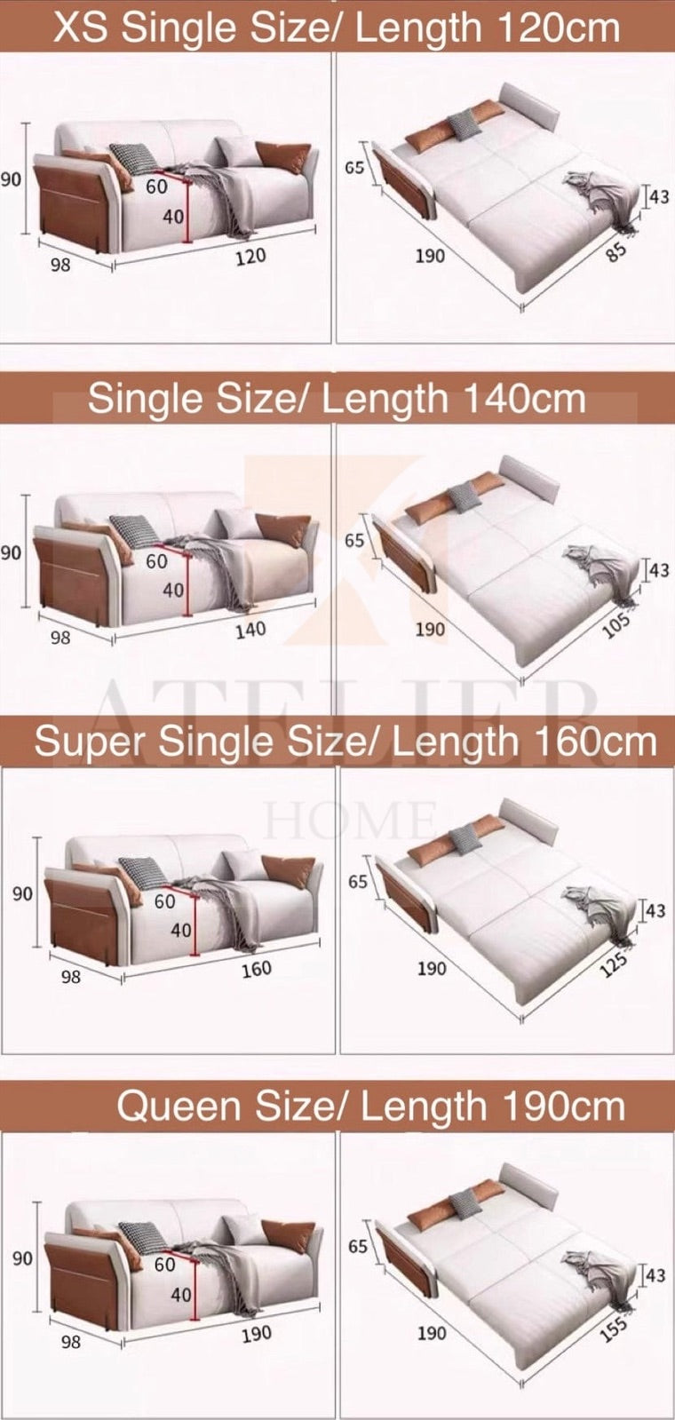 Peterson Electric Sofa Bed