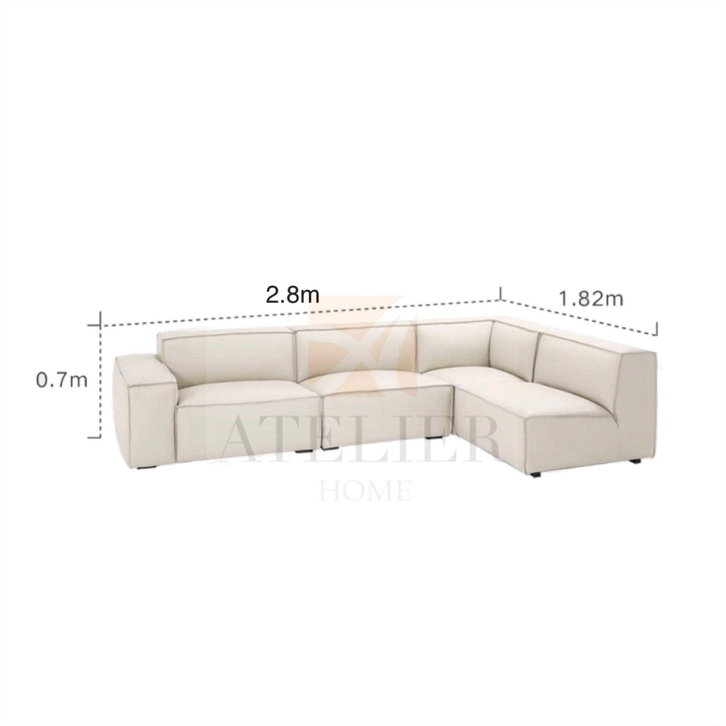 Aureus Leather Sofa