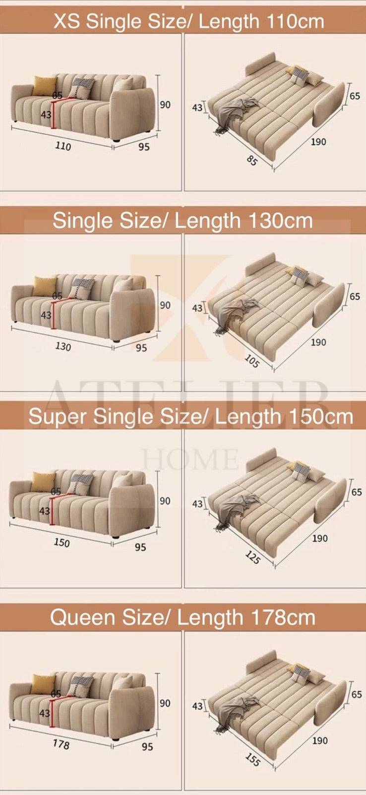 Mattia Electric Sofa Bed