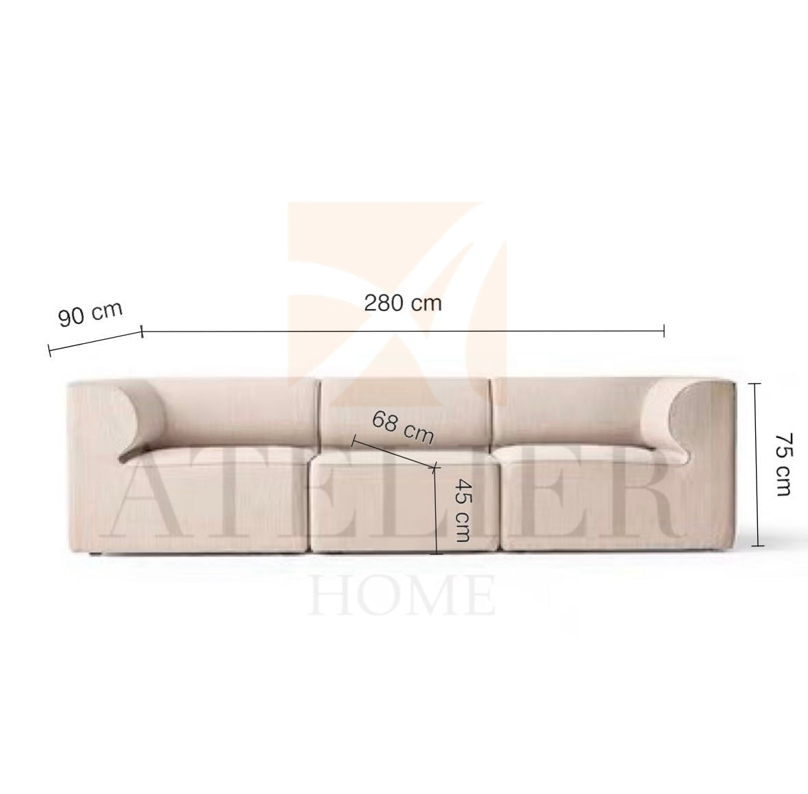Yuric Scratch Resistant Sectional Sofa