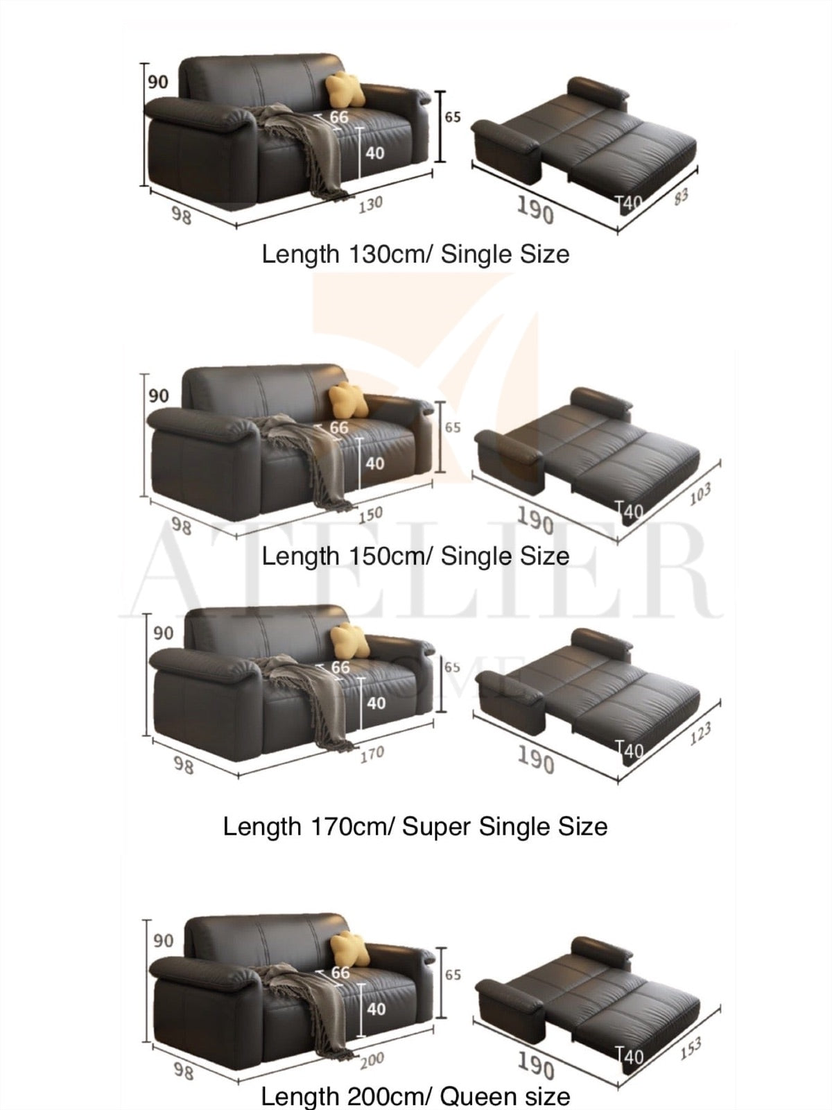 Heidi Electric Sofa Bed