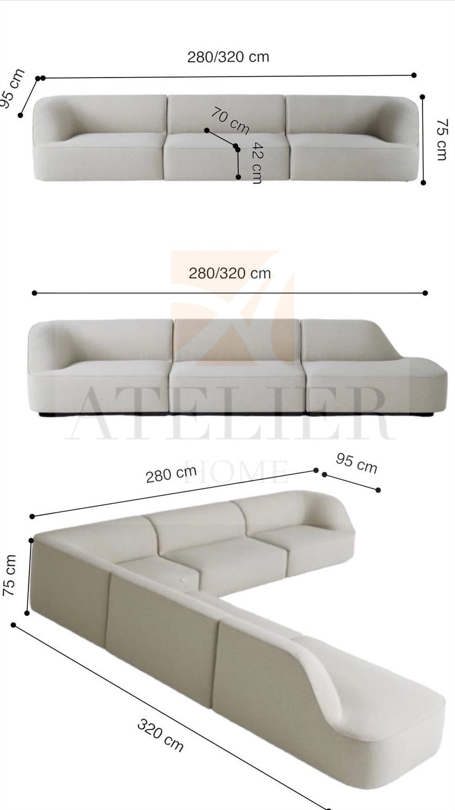 Monalo Scratch Resistant Sofa