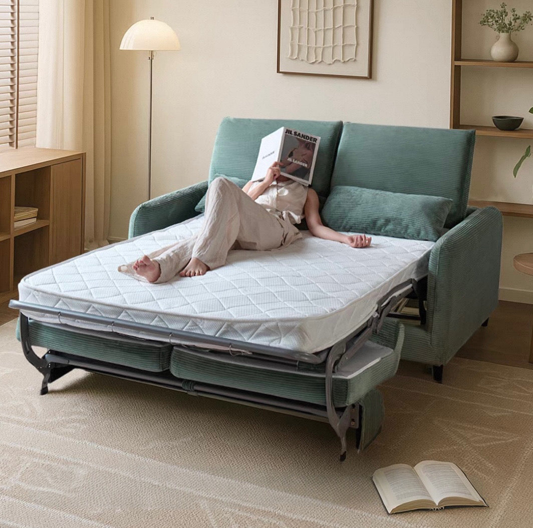 Sophia Foldable Sofa Bed with Mattress