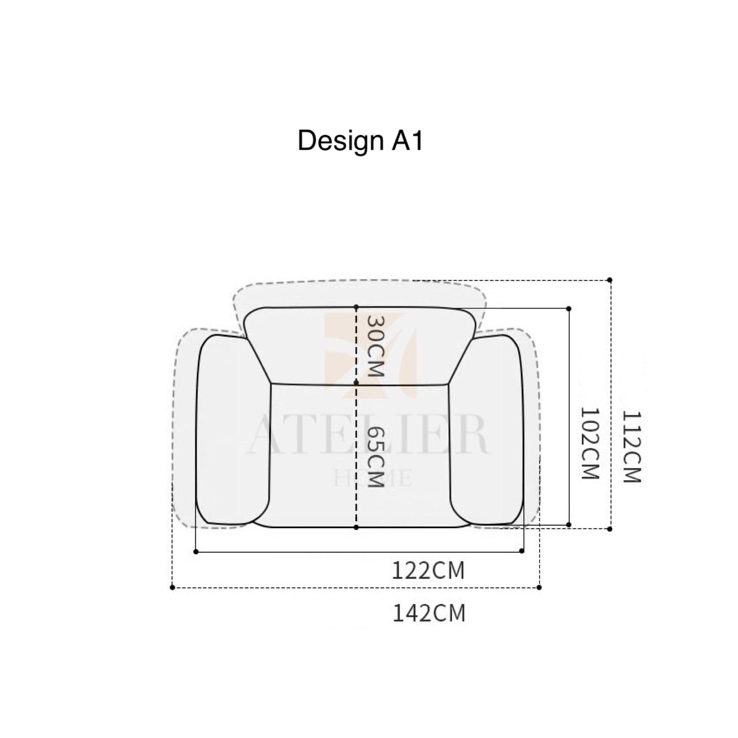 Floria Scratch Resistant Adjustable Backrest Sofa