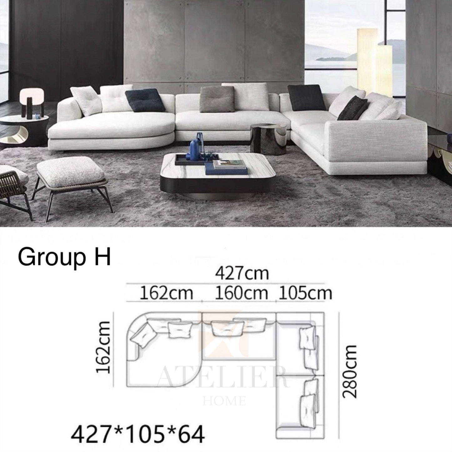 Kyle Designer Sofa