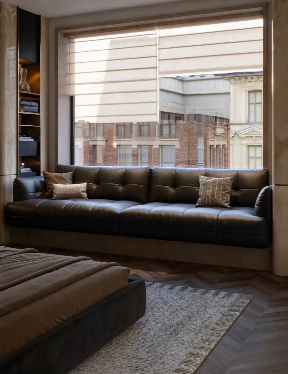 Elon Scratch Resistant Customise Bay Window Sofa