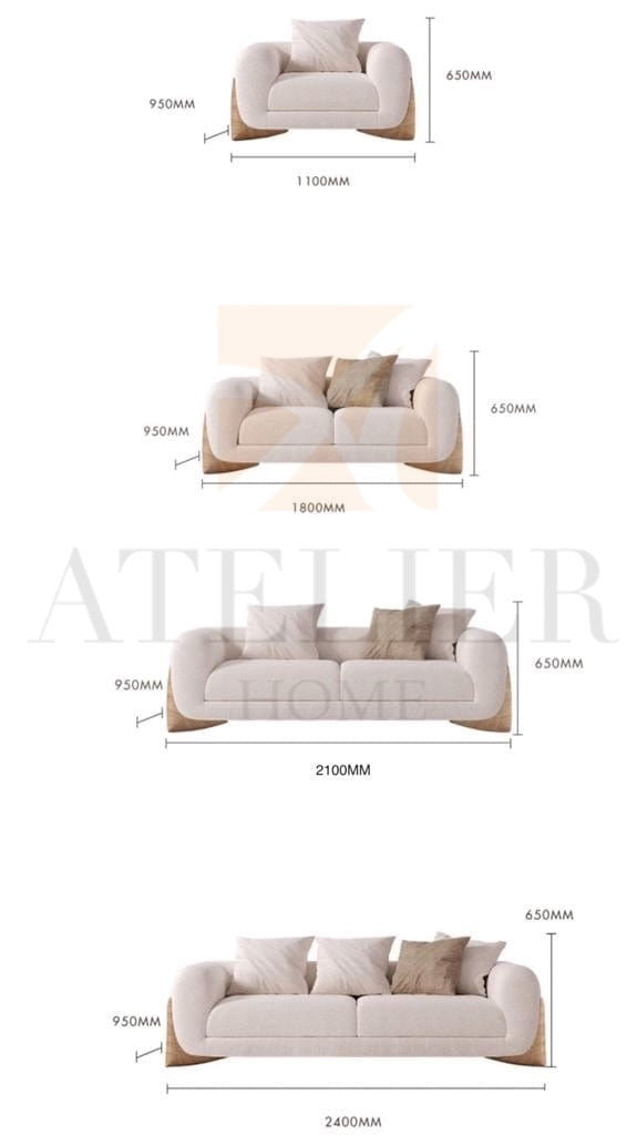 Douglas Boucle Sofa