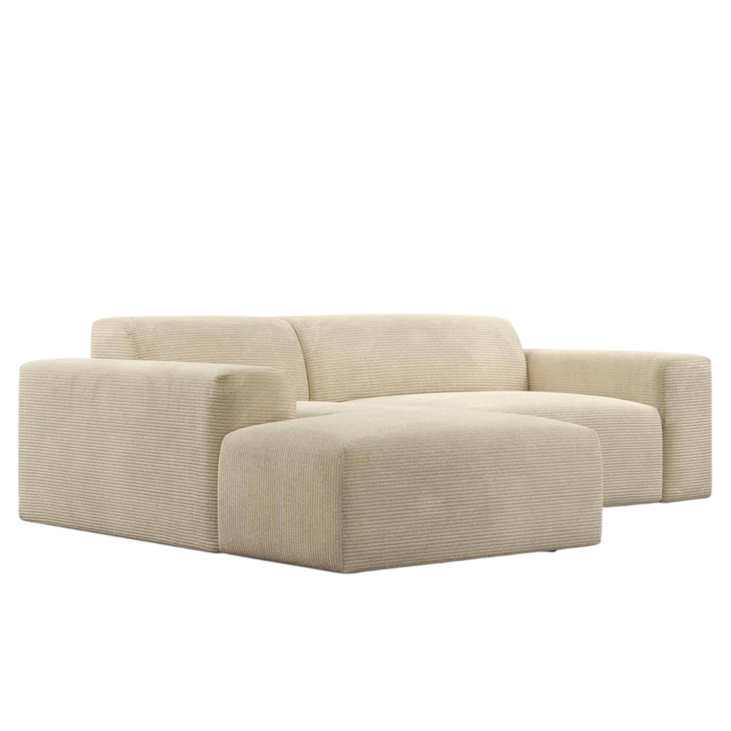 Dolce Scratch Resistant Sectional L-shaped Sofa