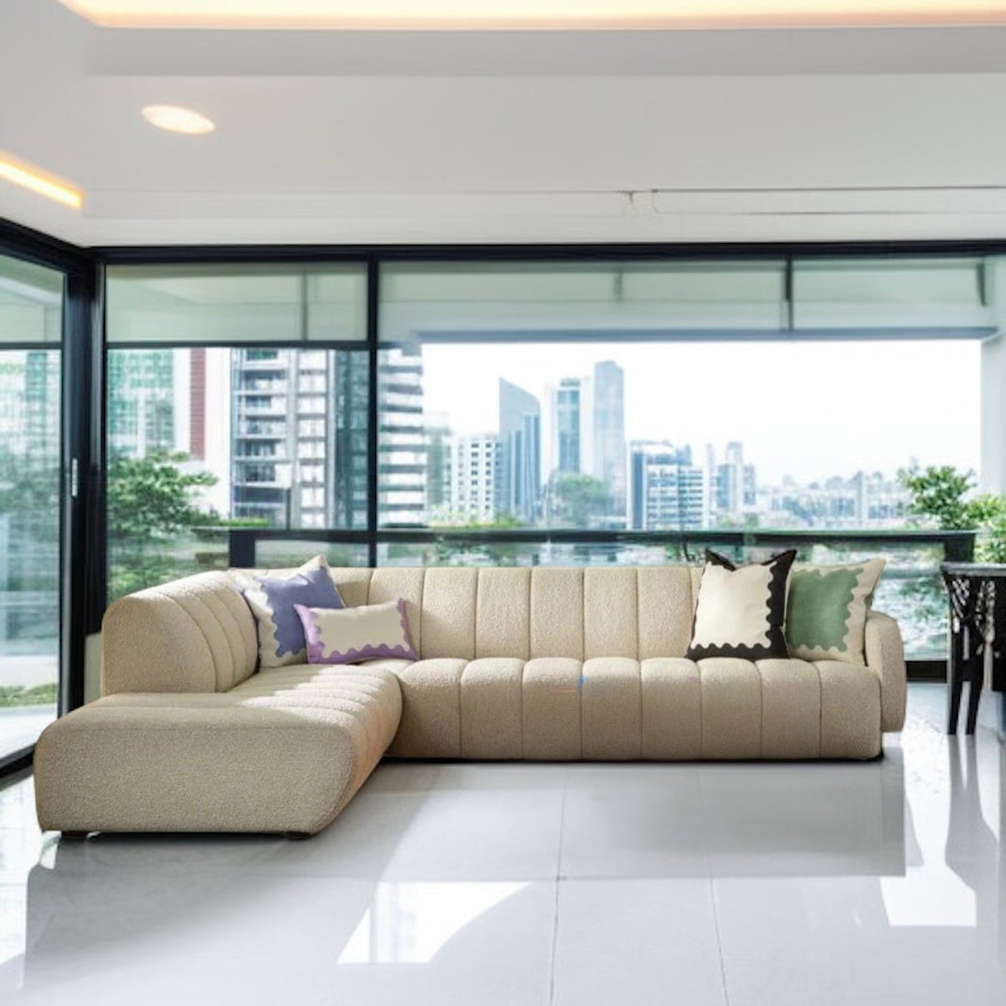 Henderson Performance Boucle Sectional Sofa