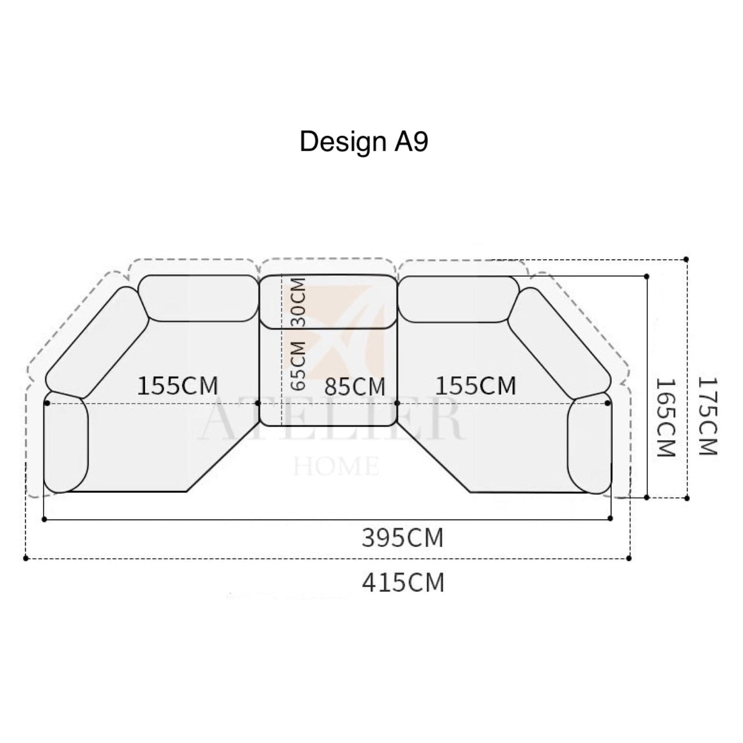 Floria Scratch Resistant Adjustable Backrest Sofa