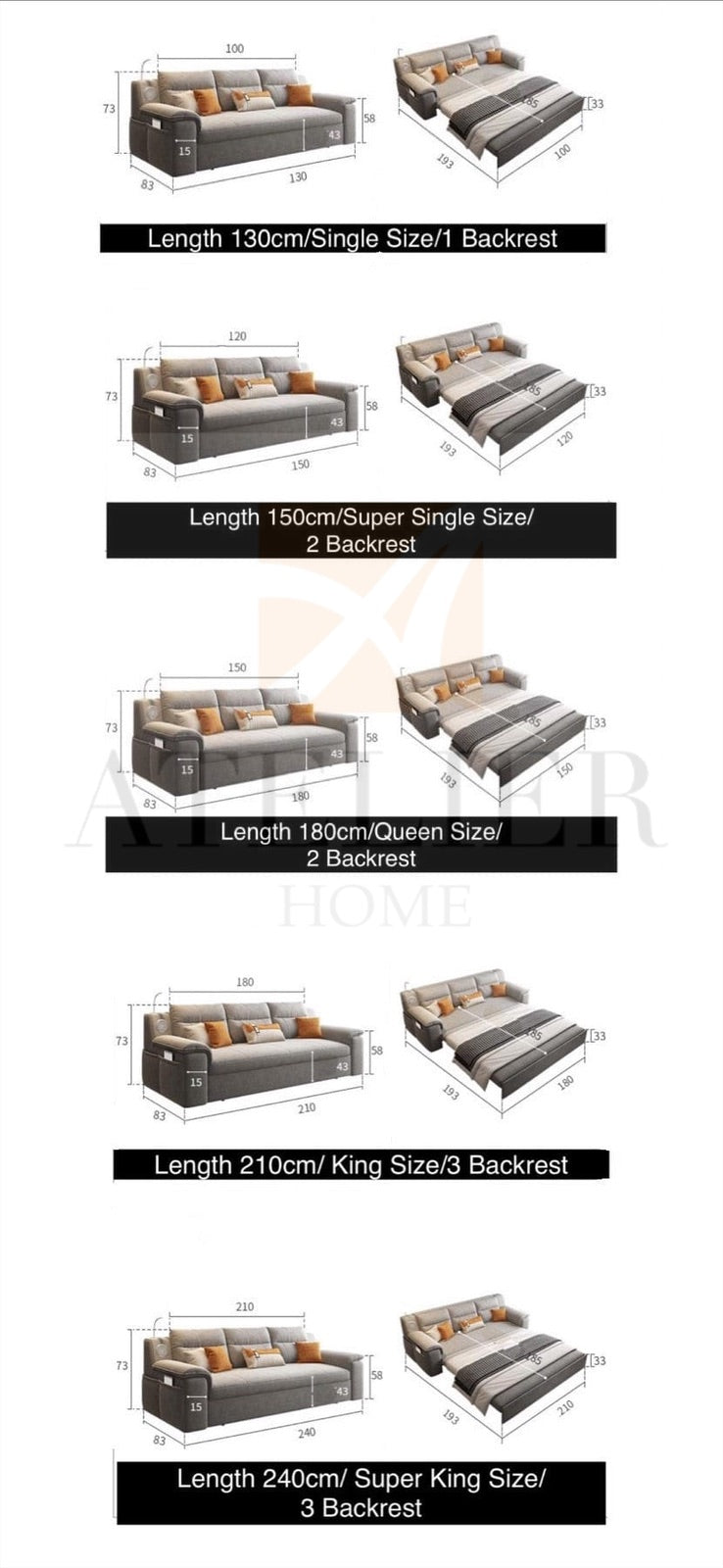 Wilson Pull-out Storage Sofa Bed