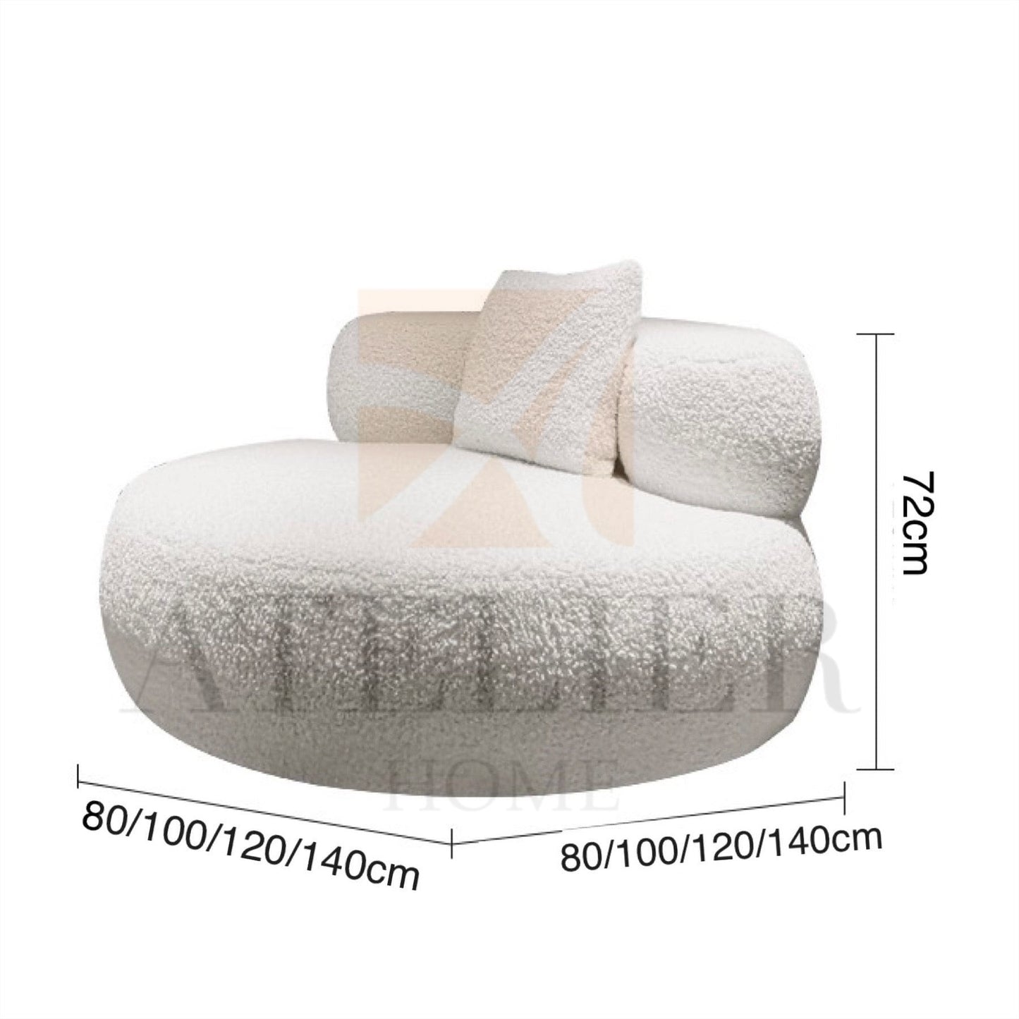 Mia Curve Sofa