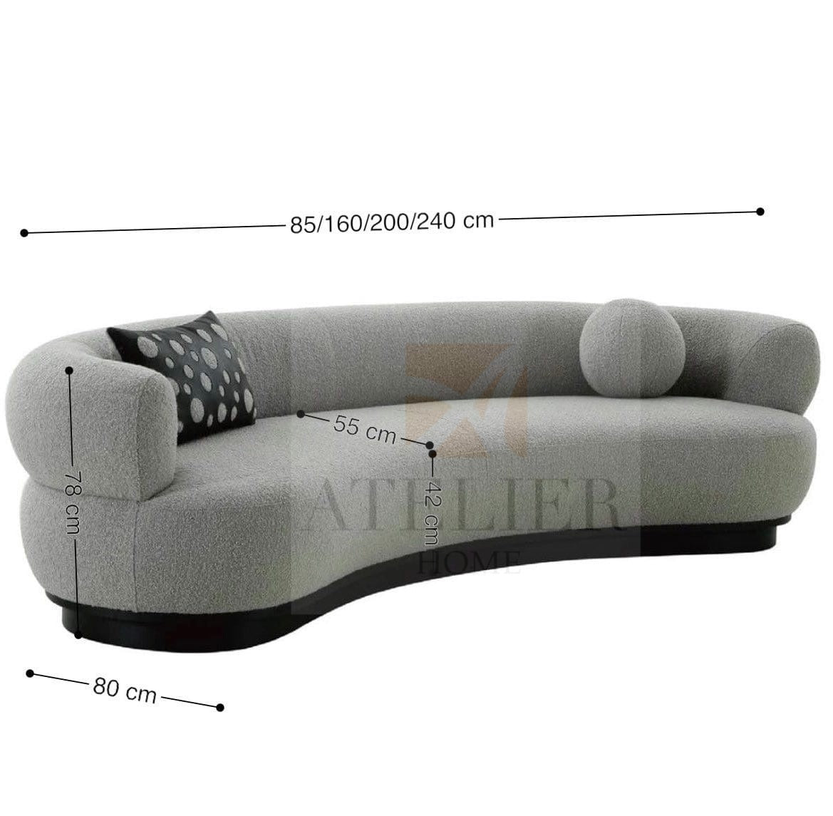 Lucifer Curve Sofa