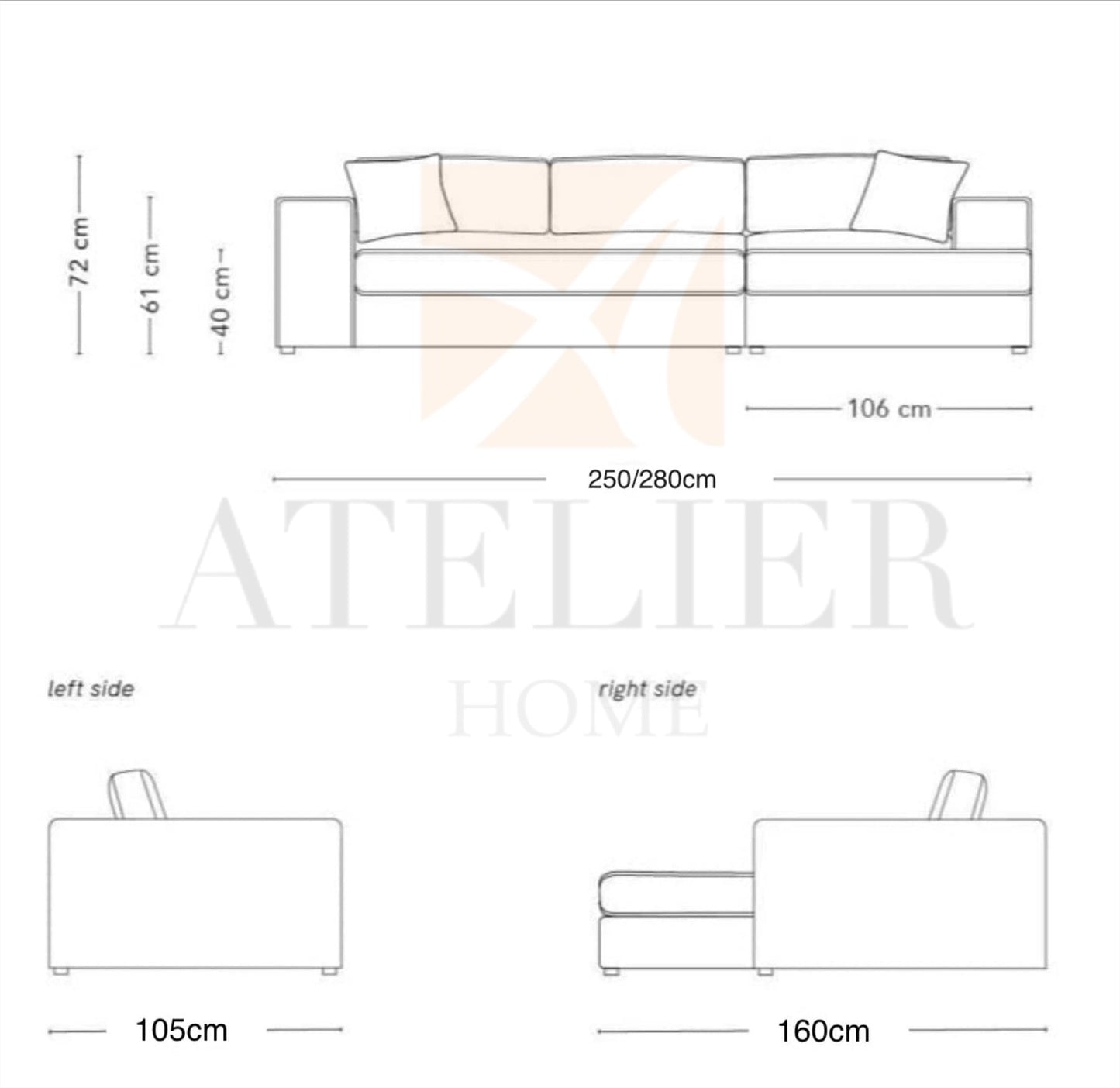 Rocco Sectional Sofa