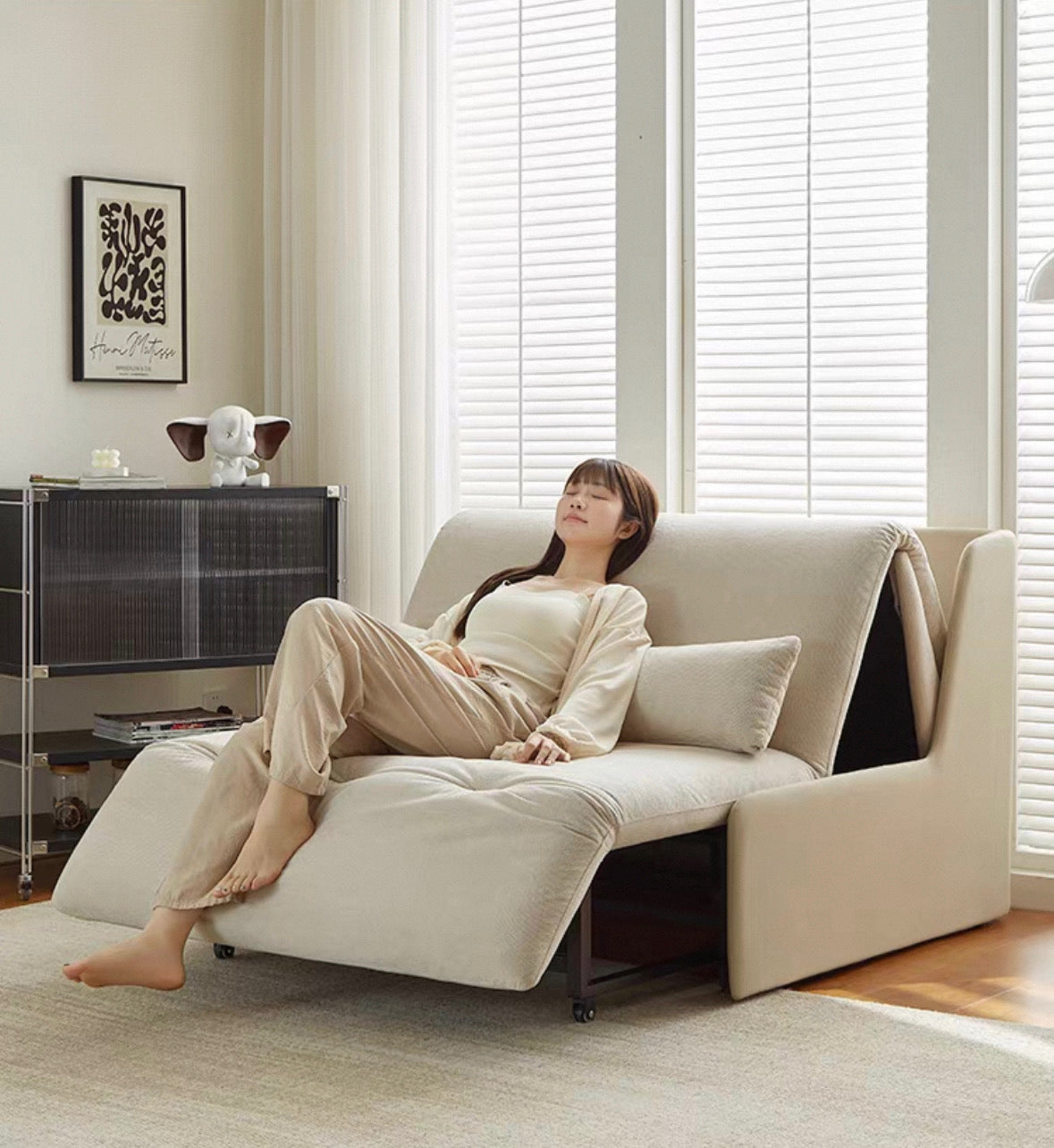 Tristan Scratch Resistant Electric Sofa Bed