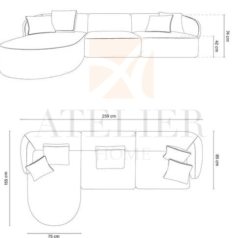 Milanov Sectional Sofa
