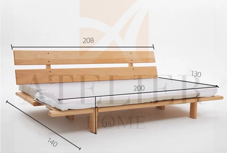 Aiselle Foldable Sofa Bed with Mattress