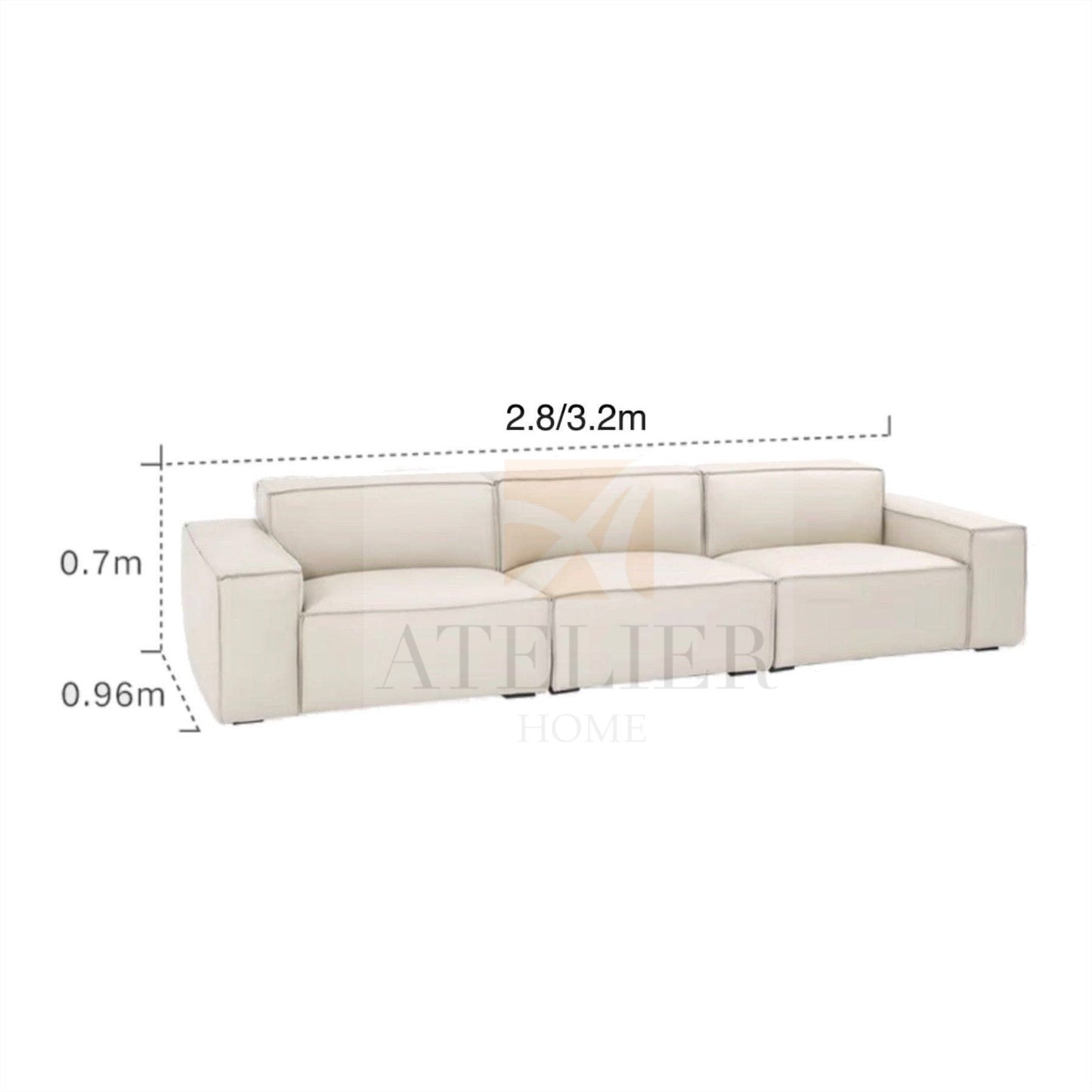 Aureus Leather Sofa