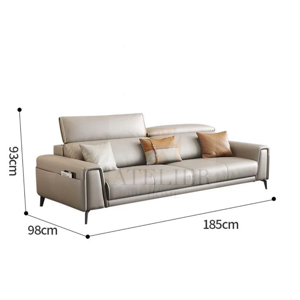 Kaiser Sectional Leather Sofa
