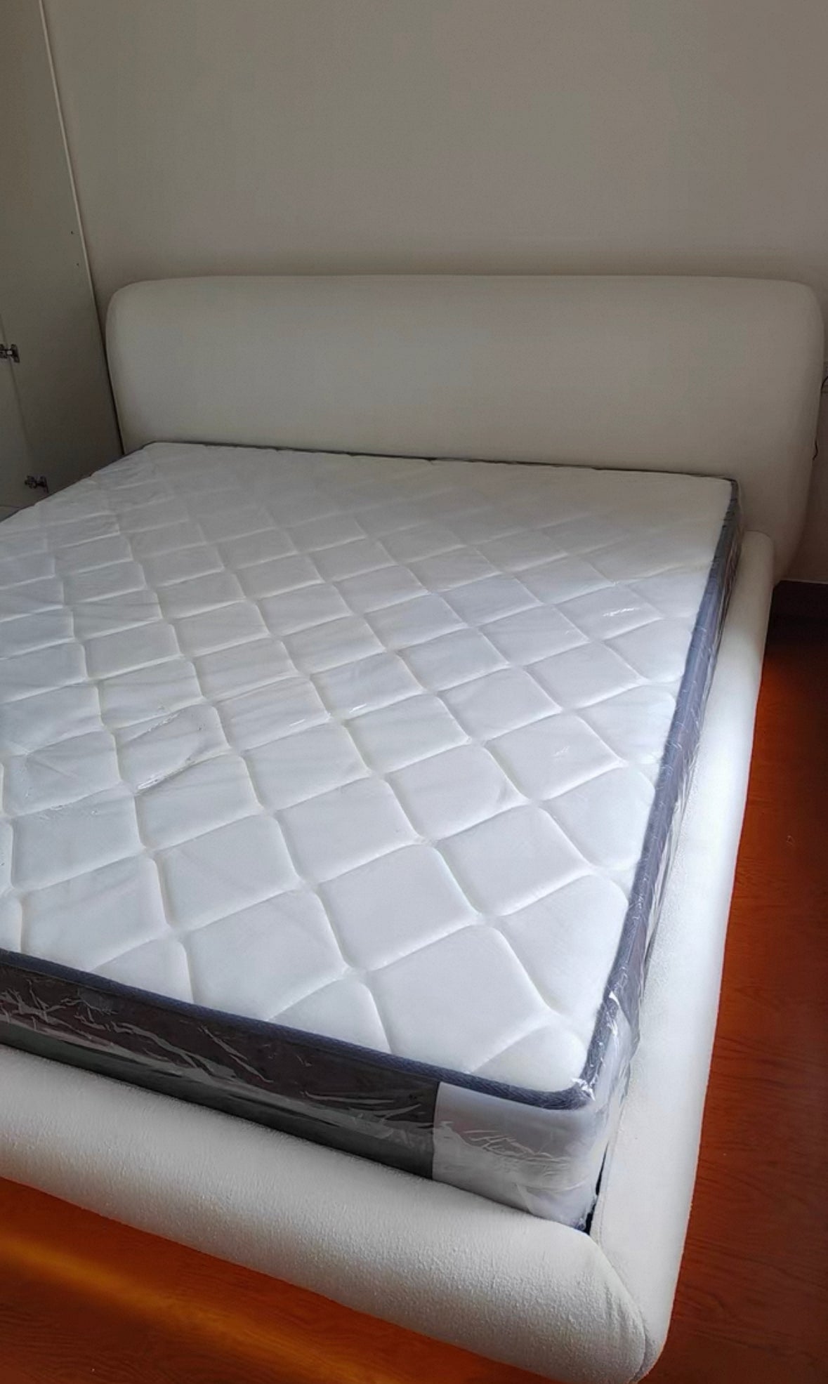 Remi Boucle Floating Bed Frame