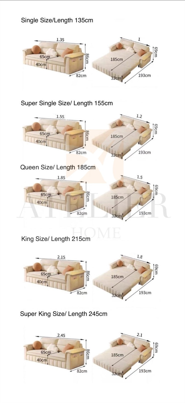 Ben Scratch Resistant Storage Sofa Bed