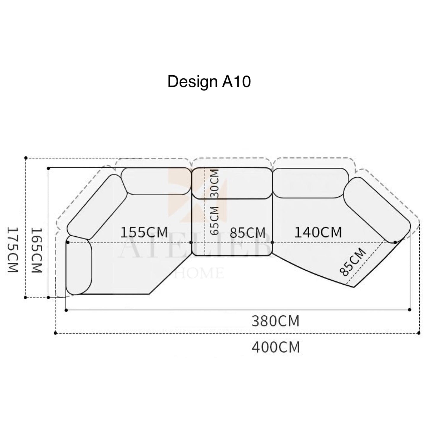 Floria Scratch Resistant Adjustable Backrest Sofa