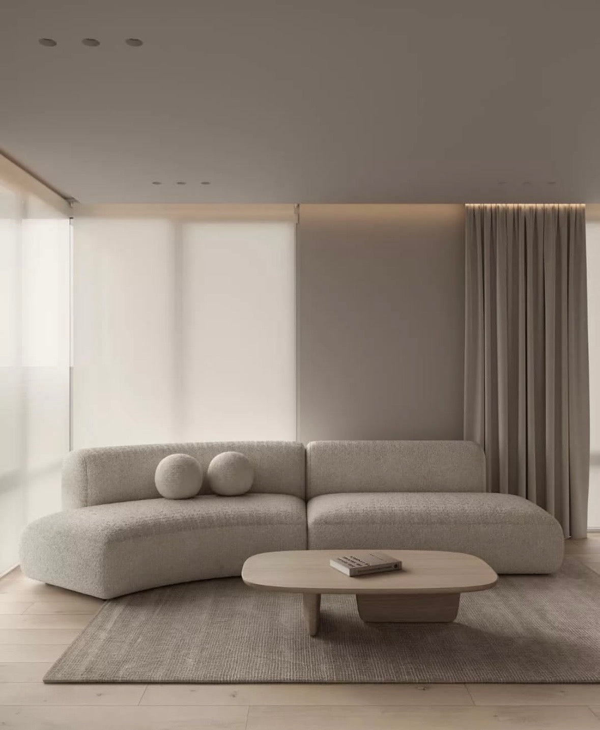 Liam Curve Sofa