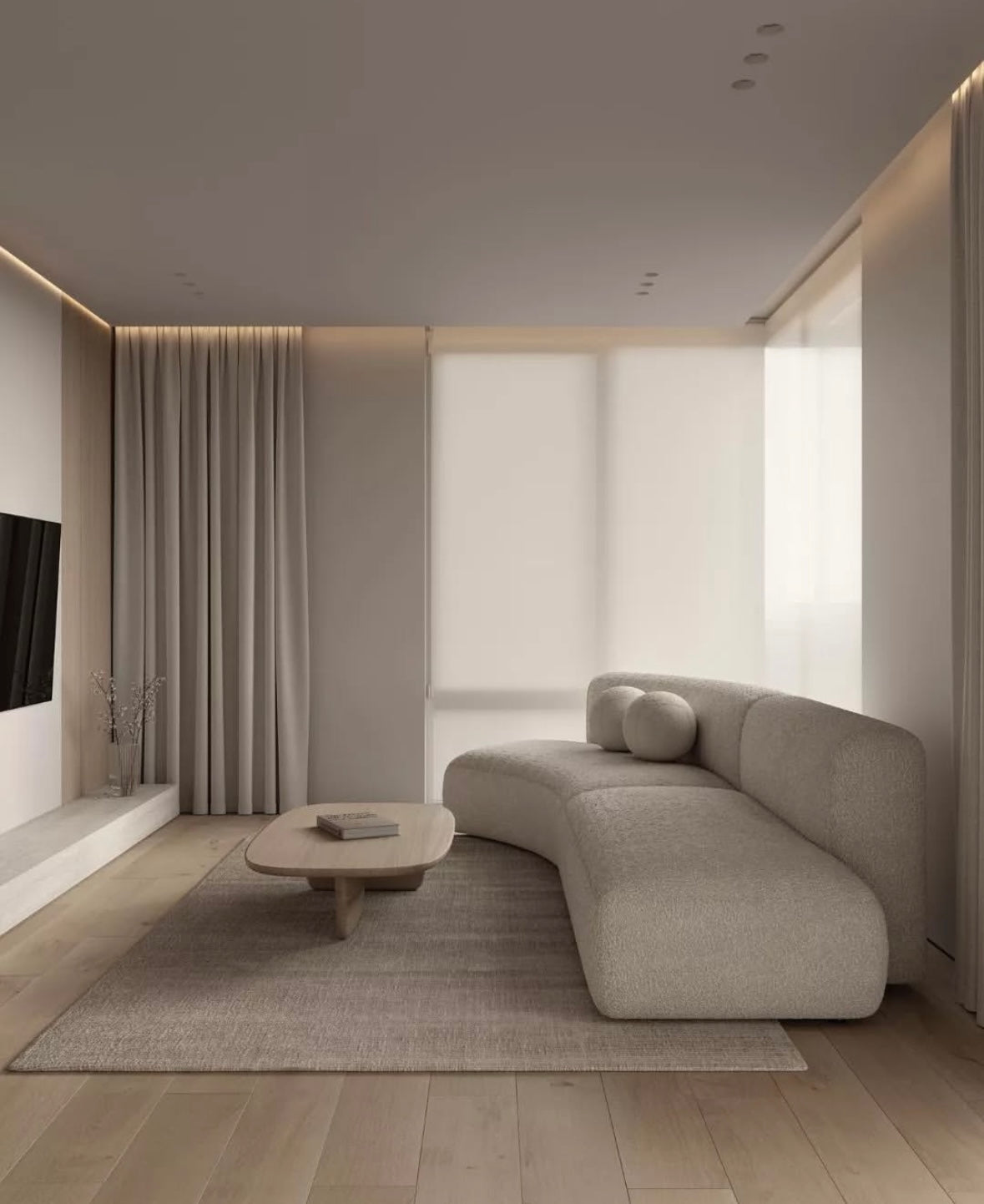 Liam Curve Sofa