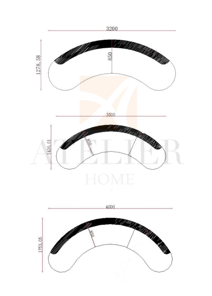 Erina Curve Sofa