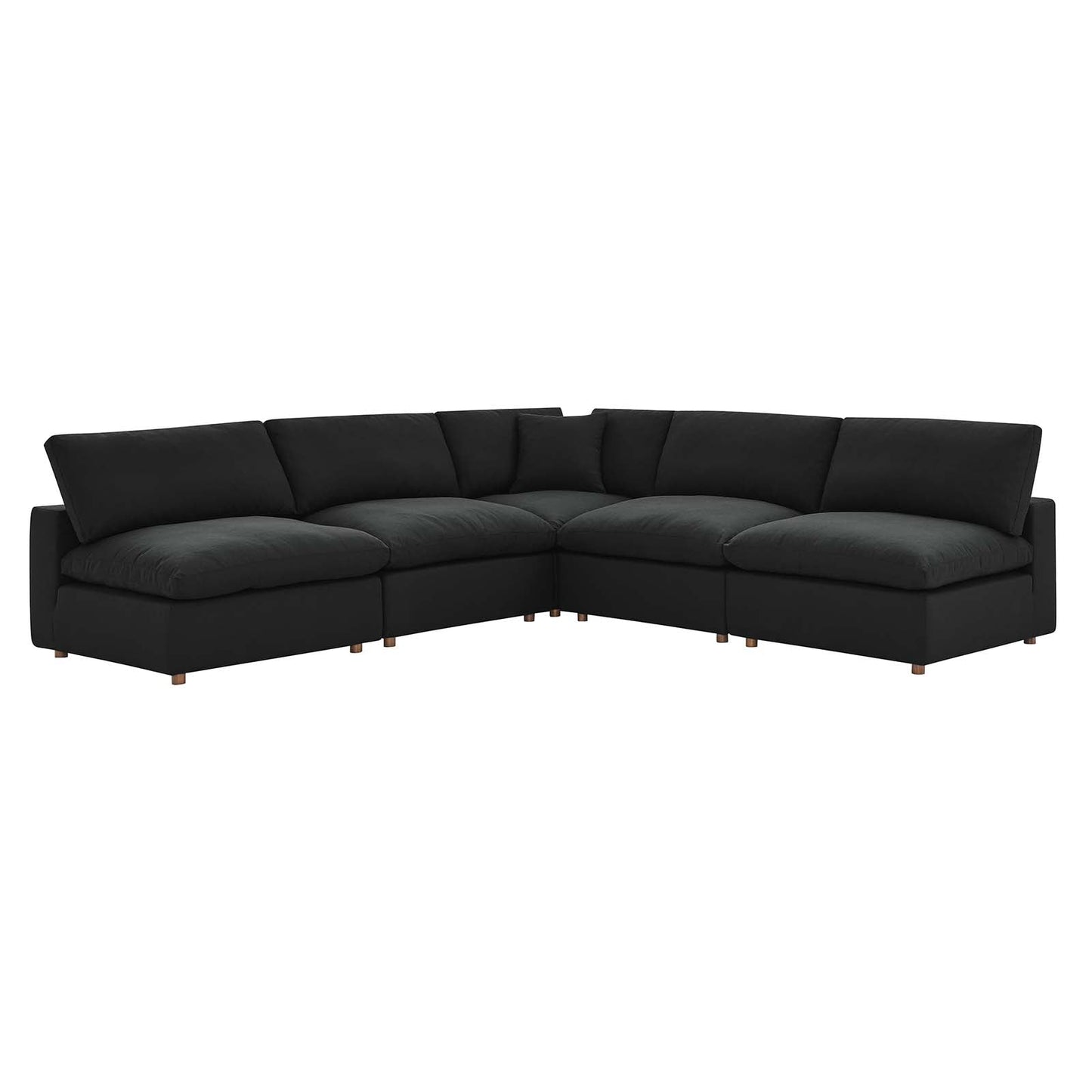 Modern Commix Down Filled Overstuffed 5 Piece Sectional Sofa Set - EEI-3360