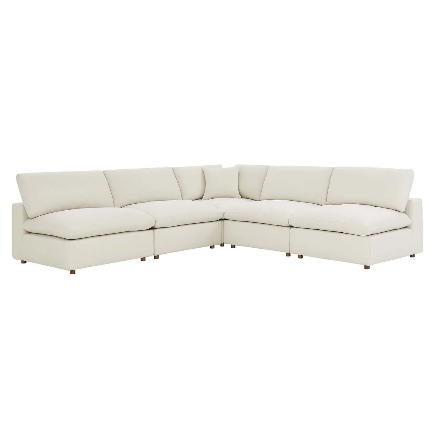 Modern Commix Down Filled Overstuffed 5 Piece Sectional Sofa Set - EEI-3360