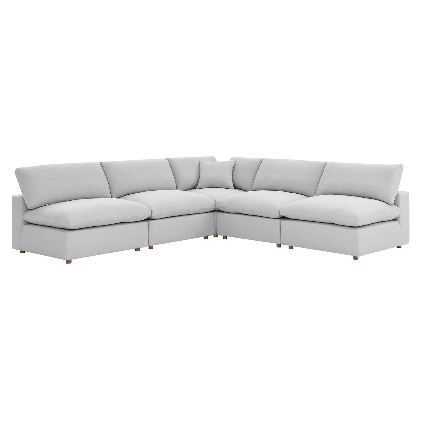 Modern Commix Down Filled Overstuffed 5 Piece Sectional Sofa Set - EEI-3360