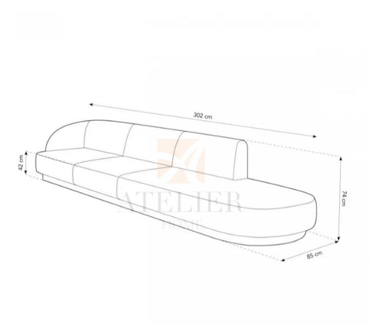 Roselle Sectional Scratch Resistant Sofa