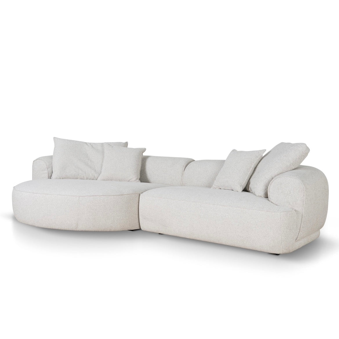 Reikson Sectional Round Chaise Sofa