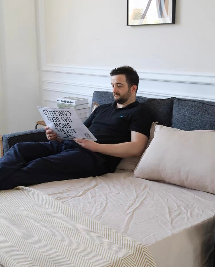 Tildon Foldable Sofa Bed with Mattress