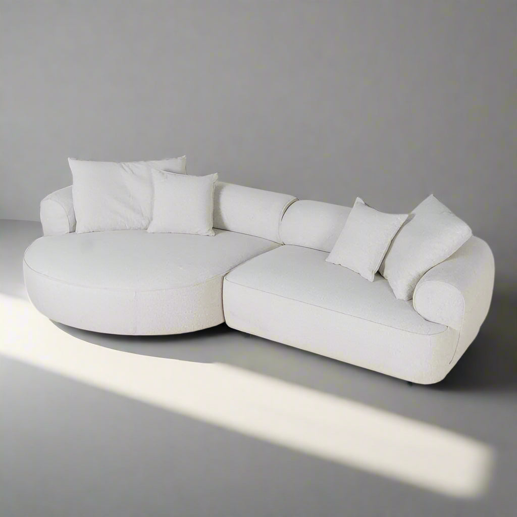 CLC10080-KJ Left Chaise Sofa - Coral Beige