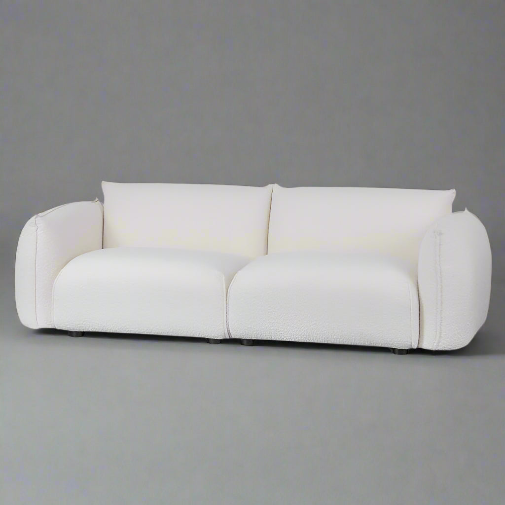 CLC8177-IG 3 Seater Sofa - White Wash Boucle