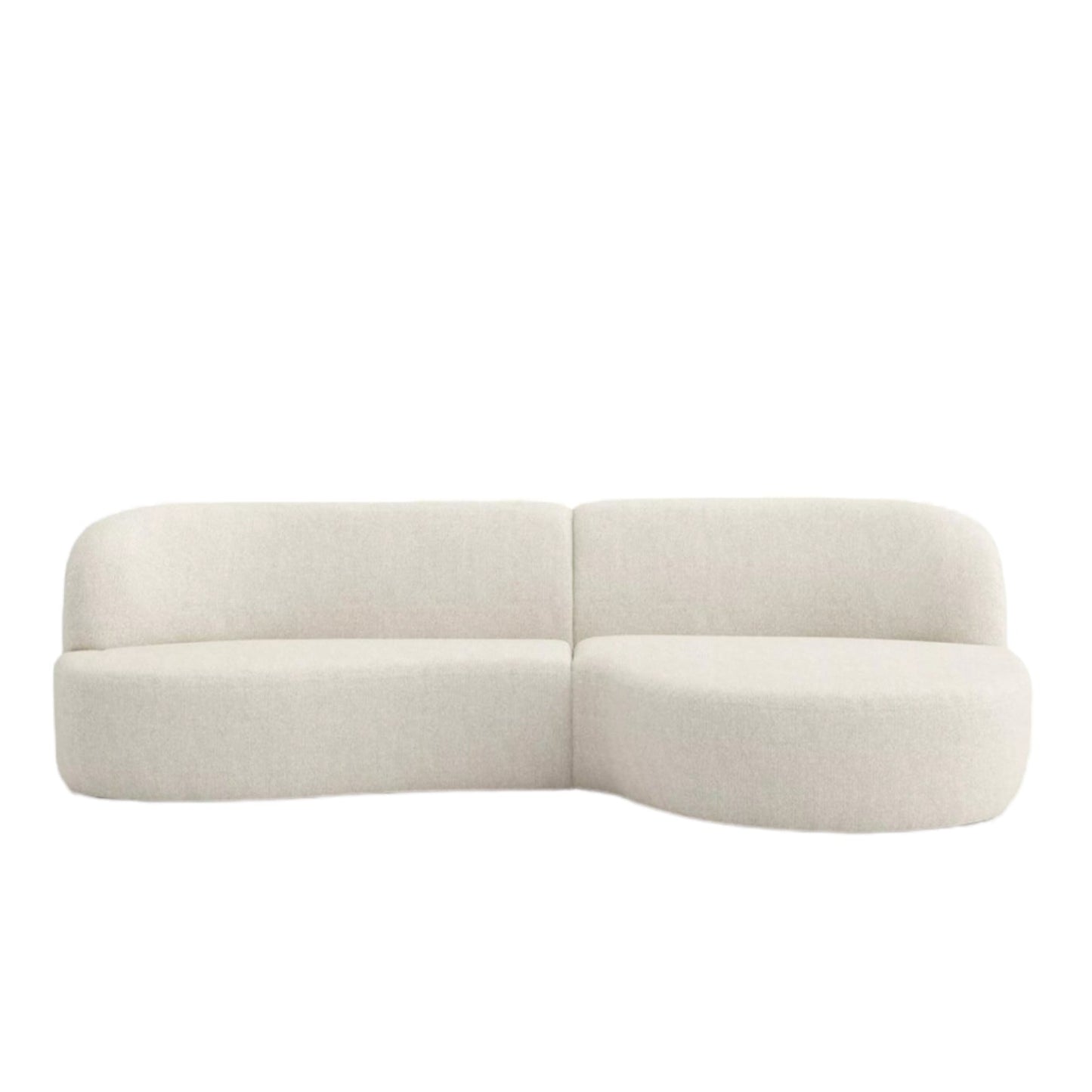 Home Atelier Adell Designer Sectional Round Chaise Sofa