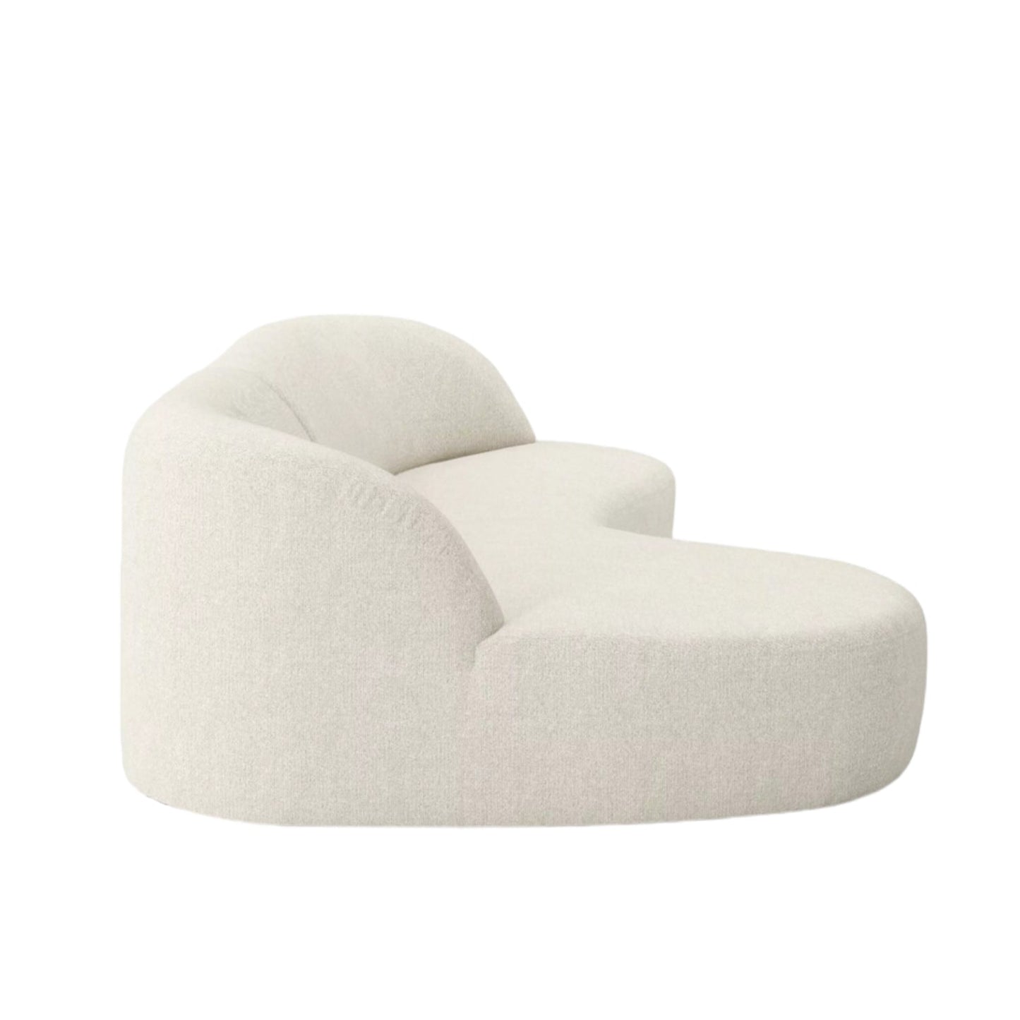 Home Atelier Adell Designer Sectional Round Chaise Sofa