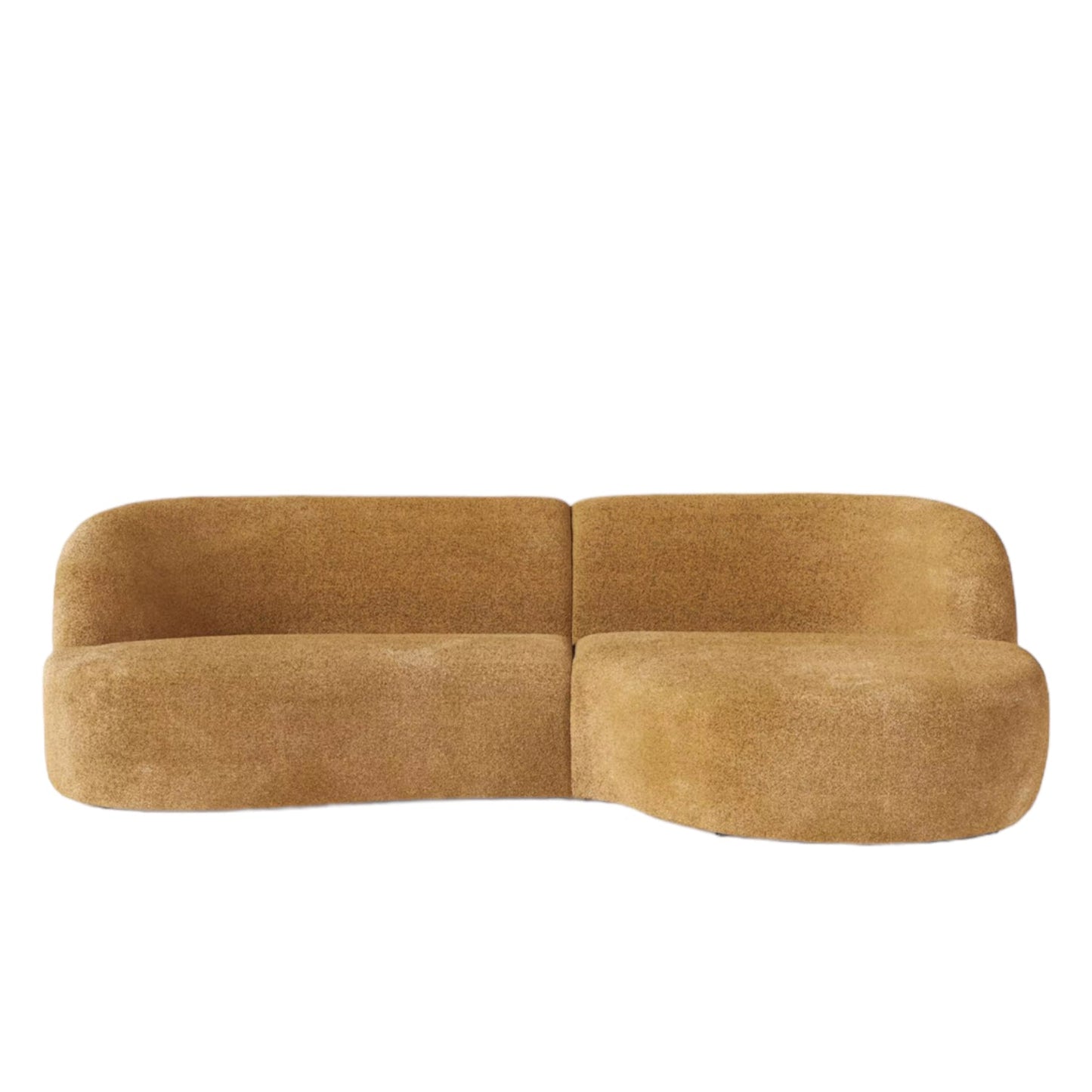 Home Atelier Adell Designer Sectional Round Chaise Sofa