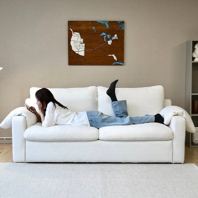 Home Atelier Adrian Foldable Sofa Bed with Mattress