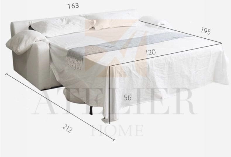 Home Atelier Adrian Foldable Sofa Bed with Mattress