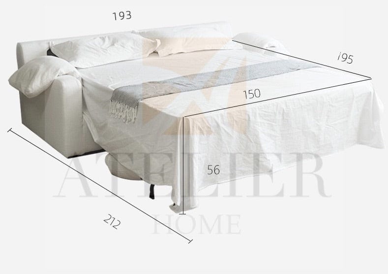 Home Atelier Adrian Foldable Sofa Bed with Mattress