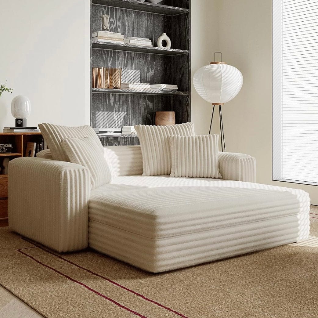 Home Atelier Akena Scratch Resistant Corduroy Sofa Bed