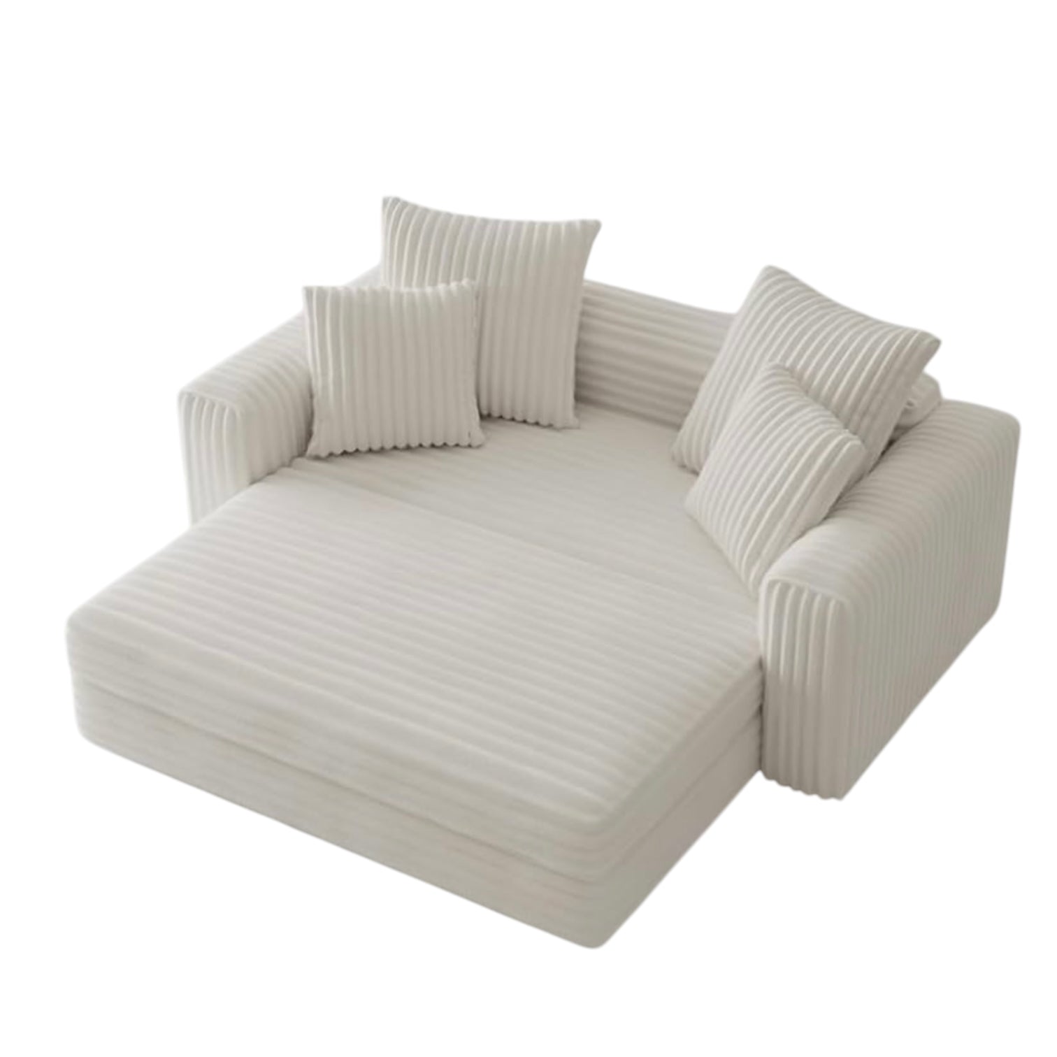 Home Atelier Akena Scratch Resistant Corduroy Sofa Bed