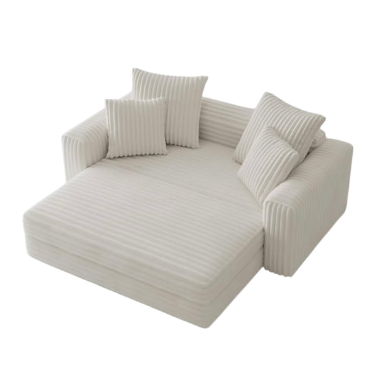 Home Atelier Akena Scratch Resistant Corduroy Sofa Bed